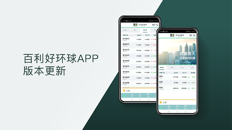 百利好环球APP新版上线：请卸载旧版再安装 - 百利好环球